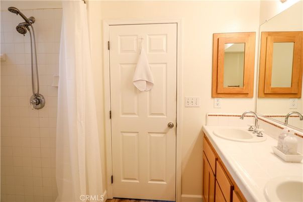 Bathroom, Dual Sink Vanities, Interior, Tile Countertops