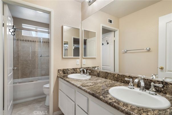 Bathroom, Dual Sink Vanities, Glass Shower, Interior