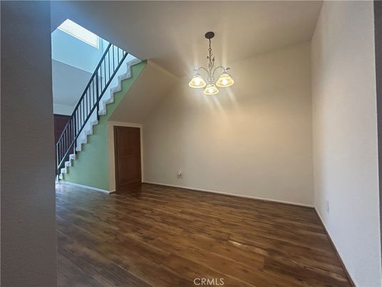 Chandelier, Empty room, Interior, Wood Texture Flooring