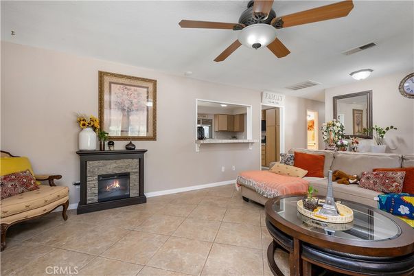 Fireplace, Interior, Living room, Recessed Lighting