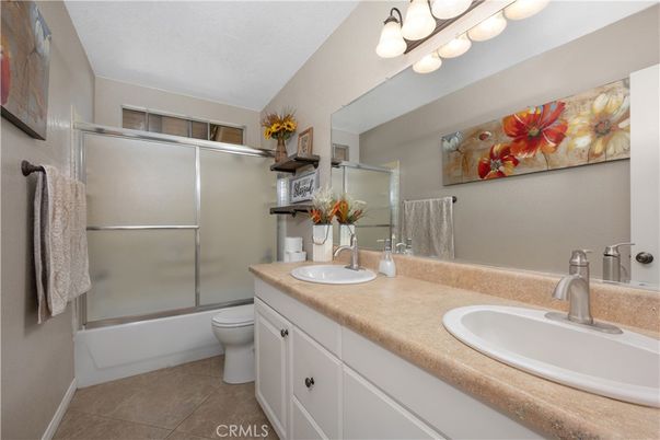 Bathroom, Dual Sink Vanities, Glass Shower, Interior