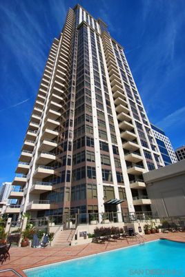 Exterior, Facade, Pool, Condo Building