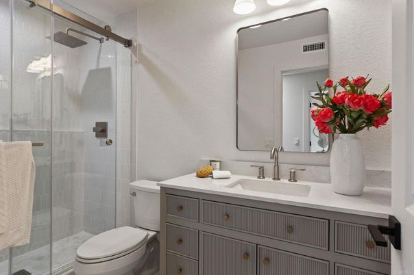 Bathroom, Glass Shower, Interior