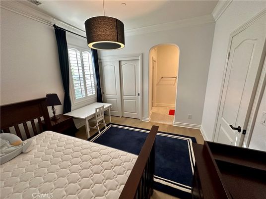 Bedroom, Interior, Pendant Lights