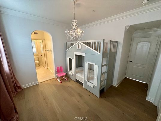 Chandelier, Interior, Wood Texture Flooring