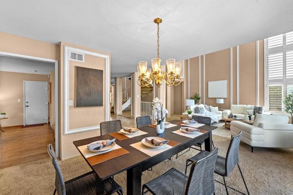 Chandelier, Dining room, Interior, Living room, Wood Texture Flooring