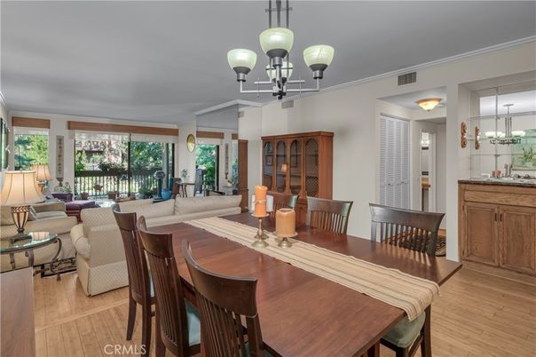 Chandelier, Dining room, Interior, Living room, Wood Texture Flooring