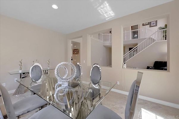Dining room, Interior, Recessed Lighting