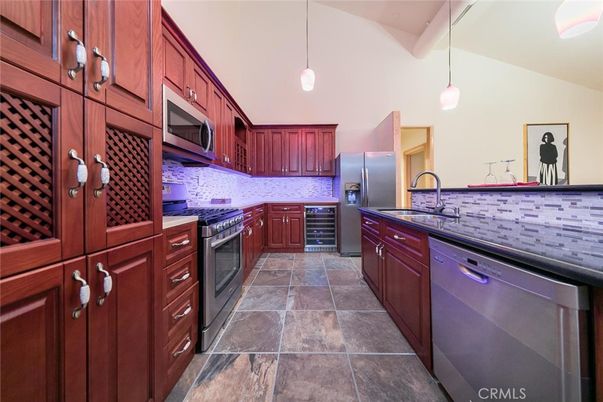 Interior, Kitchen, Pendant Lights, Stainless Steel Appliances
