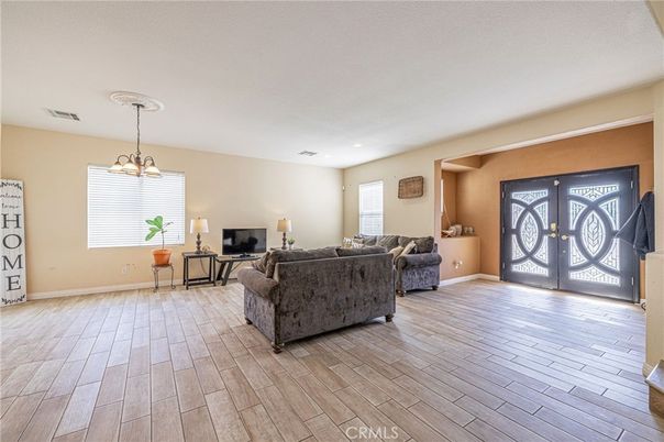 Chandelier, Interior, Living room, Wood Texture Flooring