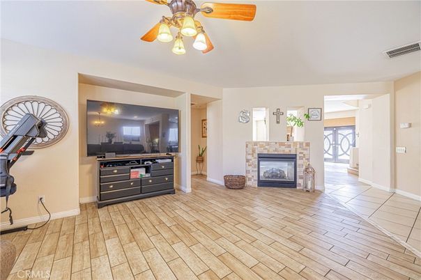 Fireplace, Interior, Wood Texture Flooring