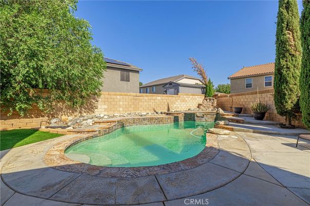 Exterior, Pool, Solar Panels