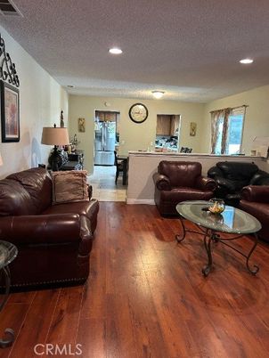 Interior, Kitchen, Living room, Recessed Lighting, Wood Texture Flooring