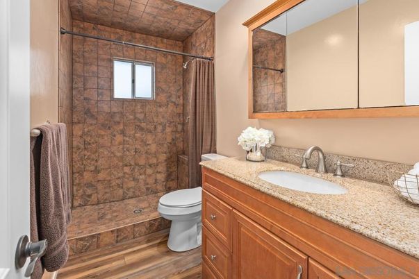 Bathroom, Interior, Wood Texture Flooring