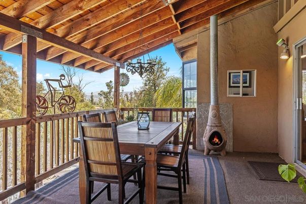 Exterior, Fireplace, Wooden Beams