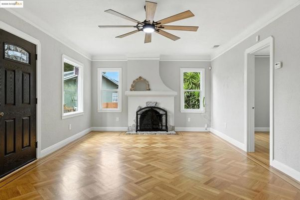 Fireplace, Interior, Wood Texture Flooring