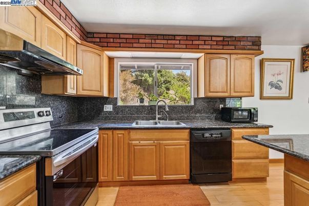 Interior, Kitchen, Wood Texture Flooring