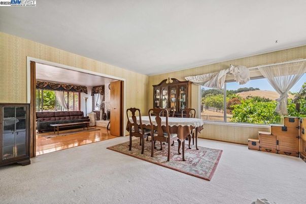 Dining room, Interior, Wood Texture Flooring