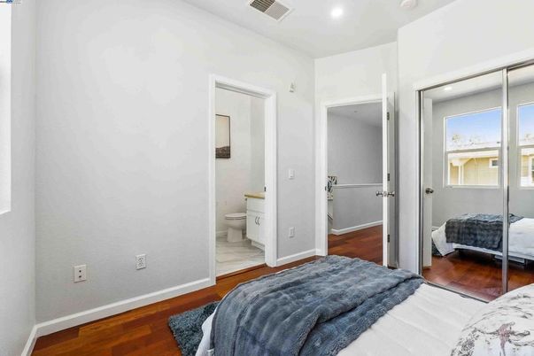 Bathroom, Bedroom, Interior, Recessed Lighting, Wood Texture Flooring