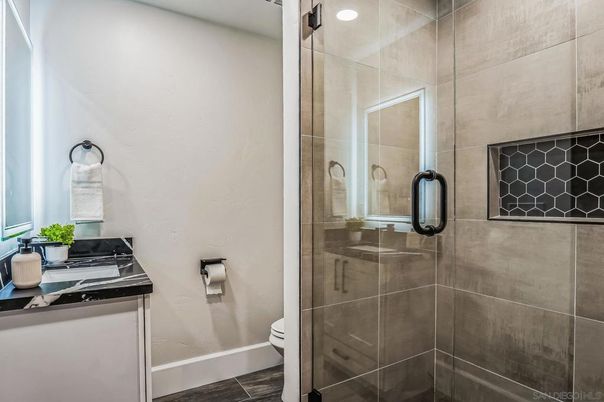 Bathroom, Glass Shower, Interior