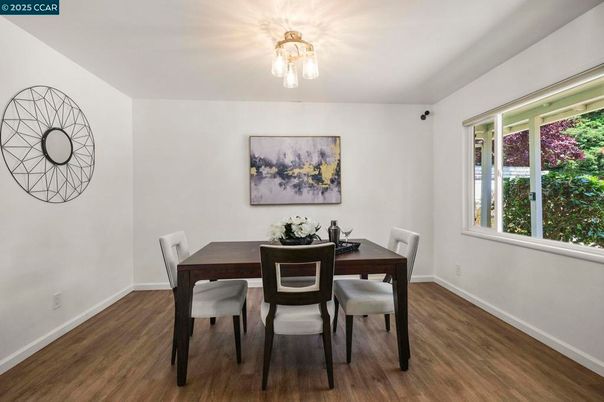 Dining room, Interior, Wood Texture Flooring