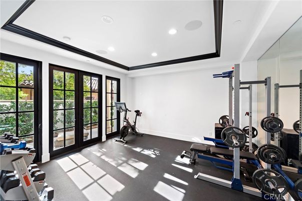 Fitness Equipment, Interior, Recessed Lighting