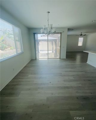 Chandelier, Empty room, Interior, Wood Texture Flooring