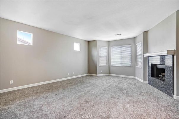 Empty room, Fireplace, Interior