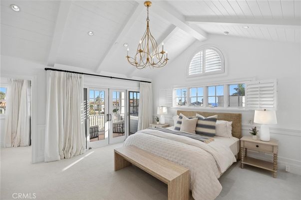 Bedroom, Chandelier, Interior, Recessed Lighting