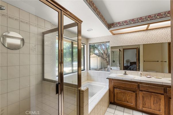 Bathroom, Glass Shower, Interior, Tile Countertops