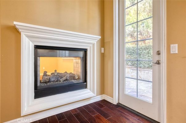 Fireplace, Interior, Wood Texture Flooring