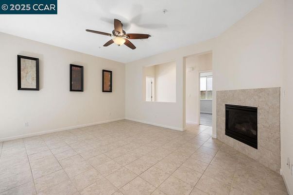 Empty room, Fireplace, Interior