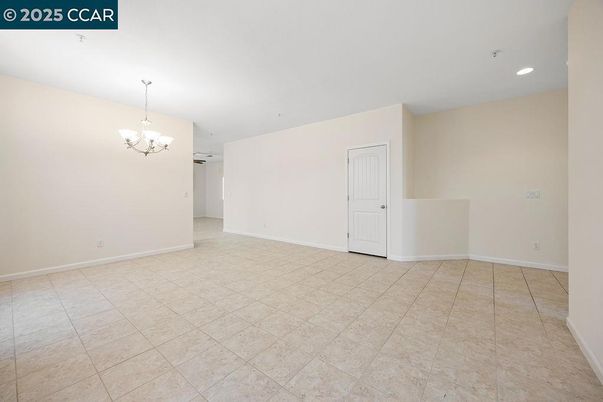 Chandelier, Empty room, Interior, Recessed Lighting