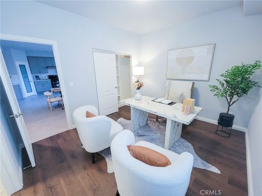 Home Office, Interior, Wood Texture Flooring