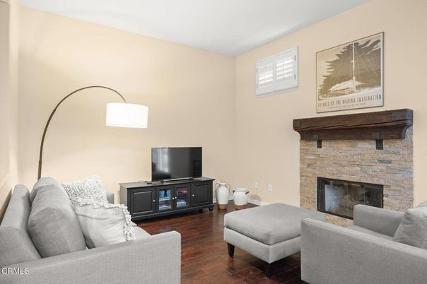 Fireplace, Interior, Living room, Wood Texture Flooring