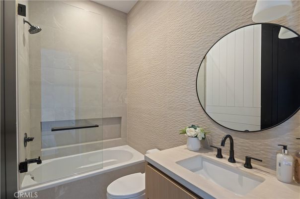 Bathroom, Glass Shower, Interior