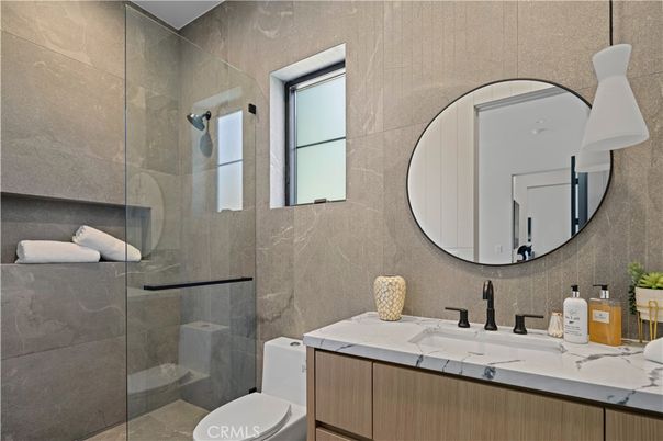 Bathroom, Glass Shower, Interior