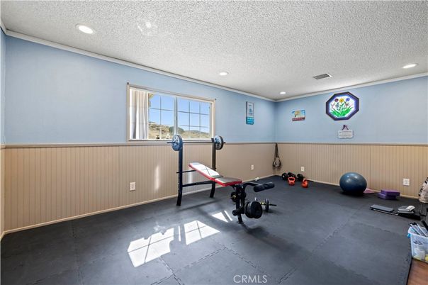 Fitness Equipment, Interior, Recessed Lighting