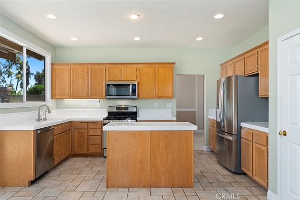 Interior, Kitchen, Recessed Lighting, Stainless Steel Appliances