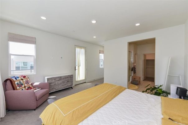 Bedroom, Interior, Recessed Lighting