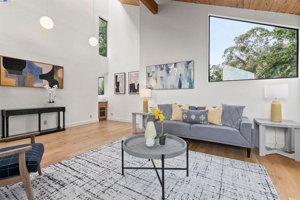 Interior, Living room, Pendant Lights, Wooden Beams, Wooden Ceilings, Wood Texture Flooring