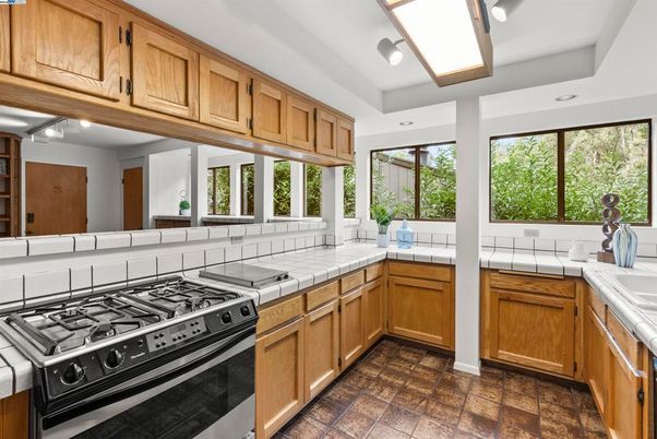 Interior, Kitchen, Tile Countertops