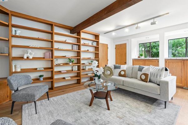 Interior, Living room, Wooden Beams, Wood Texture Flooring