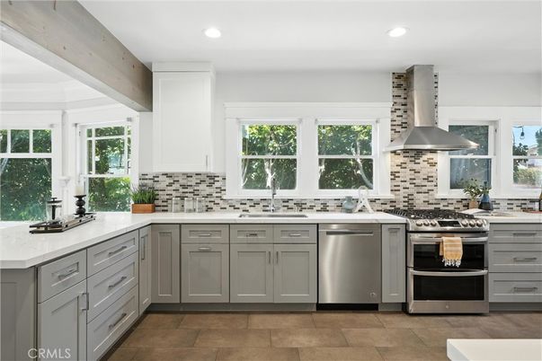 Interior, Kitchen, Recessed Lighting, Stainless Steel Appliances