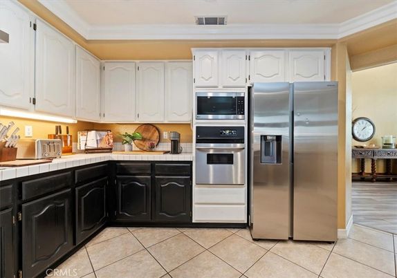 Interior, Kitchen, Stainless Steel Appliances, Tile Countertops