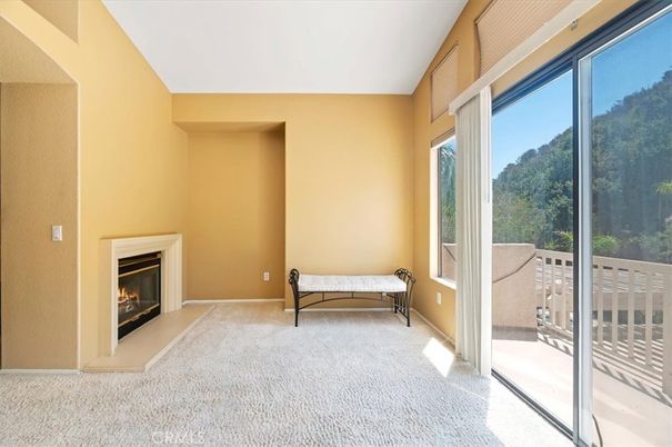 Empty room, Fireplace, Interior