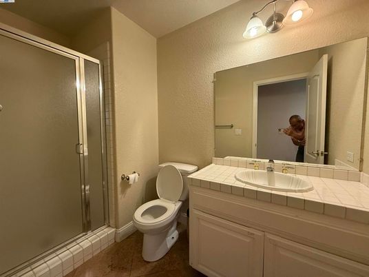 Bathroom, Glass Shower, Interior, Tile Countertops