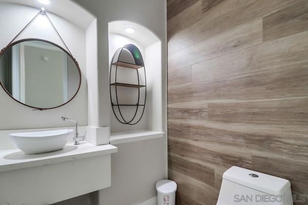 Bathroom, Interior, Wooden Walls