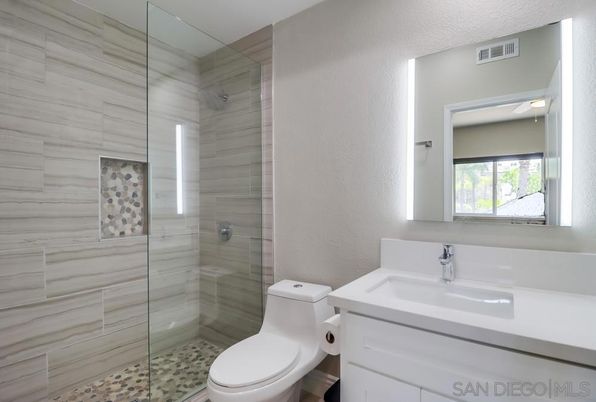 Bathroom, Glass Shower, Interior
