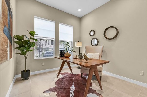 Home Office, Interior, Recessed Lighting